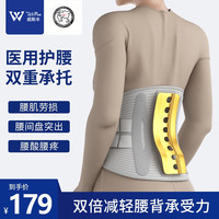 WSPEN德国夏季护腰带腰间盘突出保暖发热腰托腰疼束腰腰肌劳损腰封男女 强力支撑款 L码腰围2尺4-2尺8