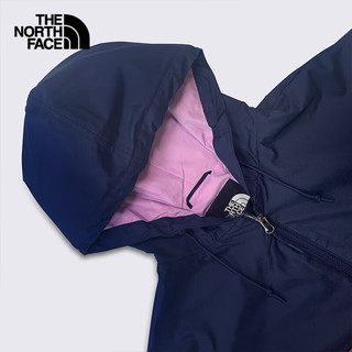 北面（The North Face）女防风夹克防泼水舒适柔软连帽夹克23春季上新7WC5 8K2/藏蓝色 XXL/175