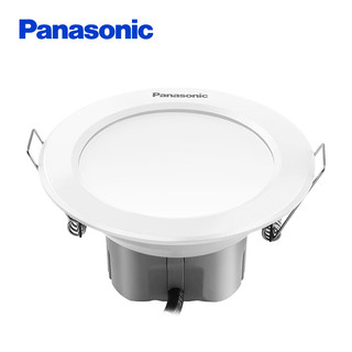Panasonic 松下 灯具LED大瓦数筒灯吊顶薄款铝材 铝材6W暖光开孔10-11 75540