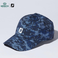 Footjoy高尔夫球帽新款男女士时尚迷彩设计百搭透气遮阳golf球帽 FH23ACPN-4N迷彩蓝