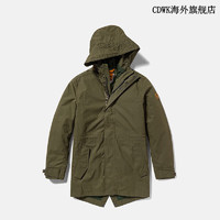 添柏岚（Timberland）男三合一户外冲锋防水外套可拆卸棉服A2EYZ A2EYZA58/军绿色 XS