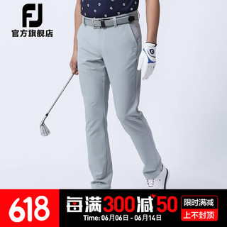 Footjoy新款高尔夫服装男士长裤春夏新款裤子golf球衣服 灰色80513 XXL