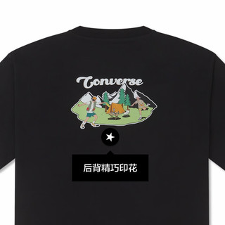 匡威（Converse）CONVERSE匡威官方 春夏男户外印花短袖潮流复古宽松T恤10025882 10025882-A02 S