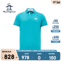 万星威（Munsingwear）高尔夫男士23春夏新品防晒男装短袖t恤翻领撞色透气polo衫 B620 M