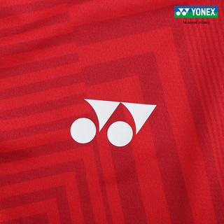 YONEX/尤尼克斯 10514CR/20711CR 2023SS大赛系列 男女款运动T恤yy 宝石红色（男款） M