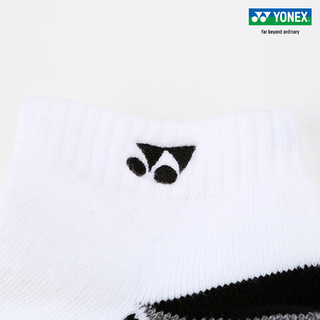 YONEX/尤尼克斯 145103BCR/245103BCR 2023SS 男女款透气运动袜 白色（女款）