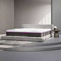 TPE蜂巢透气释压床垫 清晨白灰间 150*200*23CM