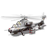 WANGE 万格 军事系列 4002 WZ10武装直升机 1:38