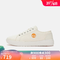 添柏岚（Timberland）官方男鞋23夏季新帆布鞋休闲小白鞋A5P5G A5P5GW/白色 43