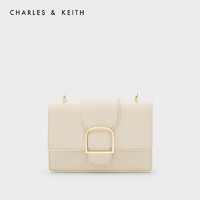 CHARLES & KEITH CHARLES&KEITH;女包金属扣宽肩带斜挎小方包女CK2-80781505