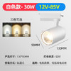 凯都灯饰（HIDOO lighting）低压通用LED轨道灯12V24V36V48V60V72V伏地摊摆摊三轮电瓶射灯 30W-白色（1个装） 白光6000K