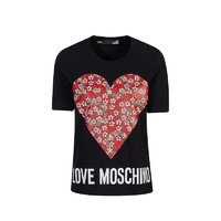 MOSCHINO 黑色女士T恤 W4F152L-3876-C74