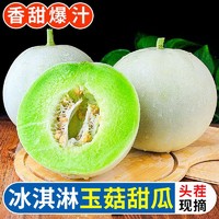 Hamimelon 哈密瓜 正宗玉菇甜瓜新鲜水果4.5-5斤哈密甜蜜瓜应季批发