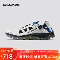 萨洛蒙（Salomon）男款 户外运动休闲舒适日常透气轻便溯溪凉鞋 TECHAMPHIBIAN 5 珍珠灰蓝 471138 UK10 (44 2/3)