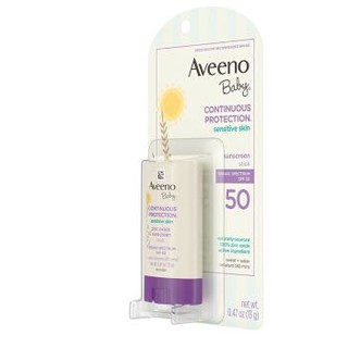 Aveeno 艾惟诺 婴儿温和防晒霜 宝宝新生儿童持久防护面部防晒棒13G