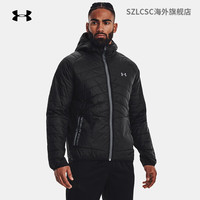安德玛 UNDER ARMOUR UA棉服男子秋冬款ColdGear训练运动夹克保暖休闲1375447 1375447-001 XL