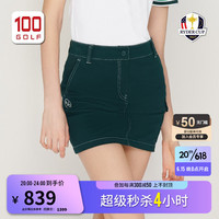 RYDER CUP莱德杯高尔夫服装女短裙23夏季新品弹力运动防走光包臀裙女新品 墨绿色 L