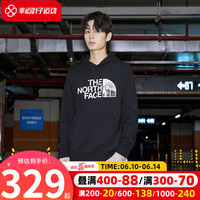 The North Face男装 春季新款运动服跑步健身训练舒适休闲时尚套头衫连帽卫衣 7QUVJK3 XS