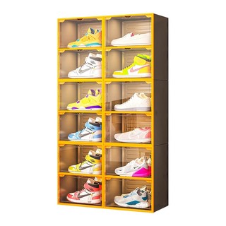 鞋架子简易门口新款2023爆款家用室内透明防尘鞋盒收纳大容量鞋柜