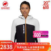 MAMMUT猛犸象Aenergy 女士防风户外3层硬壳夹克外套 黑白色 S