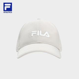 斐乐（FILA）官方男子棒球帽2023夏新款运动帽户外休闲鸭舌帽遮阳帽 轻卡其-LK XS