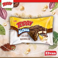 Elvan 土耳其进口 爱吻 Elvan巧克力派 香蕉味  45g*24/盒