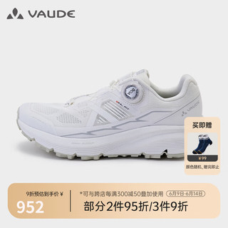 巍德（VAUDE）登山鞋男网面透气徒步鞋男耐磨缓震运动跑步户外男鞋v底防滑跑鞋 VAUDE白 36