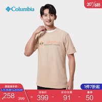 Columbia哥伦比亚户外23春夏新品男子时尚圆领运动短袖T恤AE2952 271 L(180/100A)