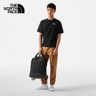 北面（The North Face）北面短袖T恤男户外棉质亲肤透气23上新81N2 JK3/黑色 XL/180