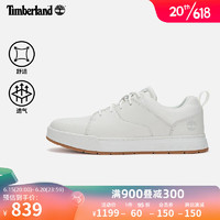 添柏岚（Timberland）官方男鞋23夏季新款板鞋休闲舒适透气A5Z2P A5Z2PW/白色 40