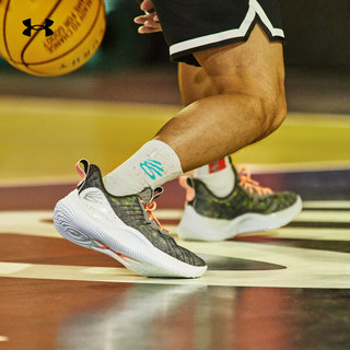 安德玛（UNDERARMOUR）库里Curry 10‘宝藏之地’情侣篮球鞋3025628 灰色101 40