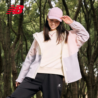 NEW BALANCE23年早春女款休闲连帽夹克梭织外套 5AD12142-PKZ M