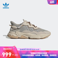 adidas阿迪达斯官方三叶草OZWEEGO男女经典运动复古老爹鞋IF0426 灰褐色 46(285mm)