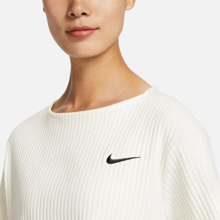 NIKE 耐克 女子罗纹针织短袖上衣 SPORTSWEAR DV7871-133 XL