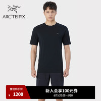 ARC’TERYX始祖鸟 IONIA MERINO  轻量透气 男子 速干短袖T恤 Black/黑色 L