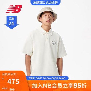 NEW BALANCE NB官方23新款男女同款夏季运动休闲POLO短袖 IV 5FD26231 XS