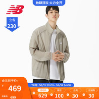 NEW BALANCE NB官方23新款男款春夏运动休闲简约百搭舒适外套 HUS AMJ32371 XL