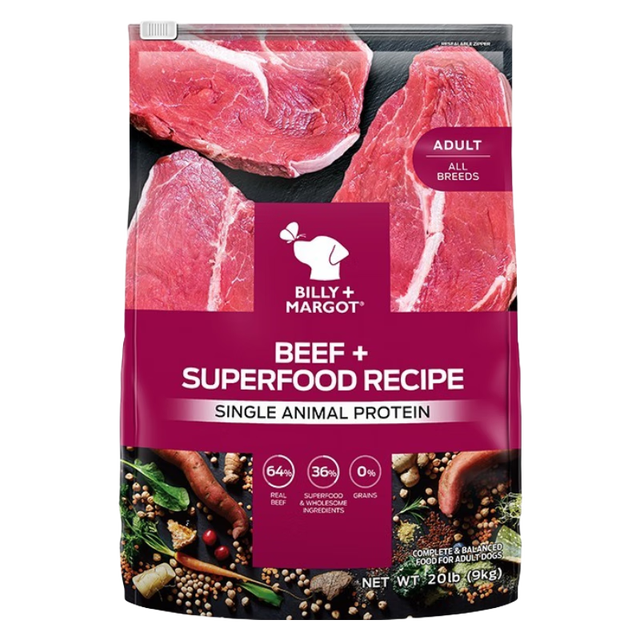 Billy+Margot 比利玛格进口无谷全价犬粮 牛肉成犬粮9kg
