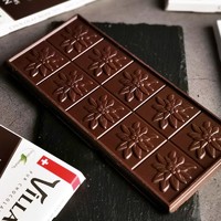 Villars 维利斯（villars）70%黑巧克力瑞士进口无蔗糖可可脂糖果巧克力0糖送女友情人节礼物 黑色 100g