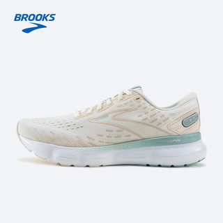 BROOKS 布鲁克斯 2023年春季新款 情侣跑鞋运动鞋 男女跑步运动Glycerin 20 甘油 椰奶色/水绿色 42