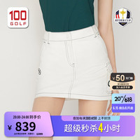 RYDER CUP莱德杯高尔夫服装女短裙23夏季新品弹力运动防走光包臀裙女新品 白色 S