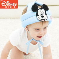 Disney 迪士尼 母婴 宝宝护头防摔帽 婴儿学步保护头部小男孩子四季通用透气安全头帽保护垫 笑脸蓝21610028
