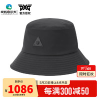 PXG 高尔夫球帽男女同款渔夫帽 韩国进口球帽 23年新款户外遮阳帽 PHPSU960621 黑色 S/M（头围55cm）