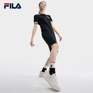 FILA 斐乐官方川行鞋FOSSO女鞋2023夏帆布鞋休闲小白鞋