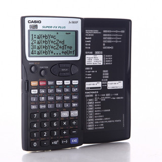 PLUS会员：CASIO 卡西欧 FX-5800P 工程测量函数计算器 黑色