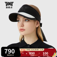 PXG高尔夫球帽女士无顶帽韩国进口潮牌golf撞色运动帽新款时尚遮阳帽  PHPCW950421 黑色 均码