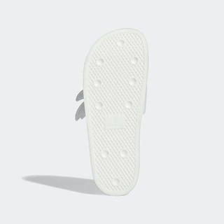 adidas阿迪达斯三叶草ADILETTE Jeremy Scott联名男女休闲拖鞋 白/黑 43(265mm)