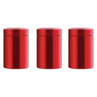 WORTHBUY 沃德百惠 G20866 茶叶罐 100ml 3个 中国红