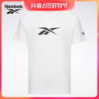抖音超值购：Reebok 锐步 官方男子TEE经典运动吸汗短袖T恤GR8480
