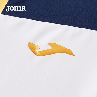 JOMA 运动t恤男长袖足球服男士春夏季新款速干衣男半拉链长袖套头上衣 白色 5XL